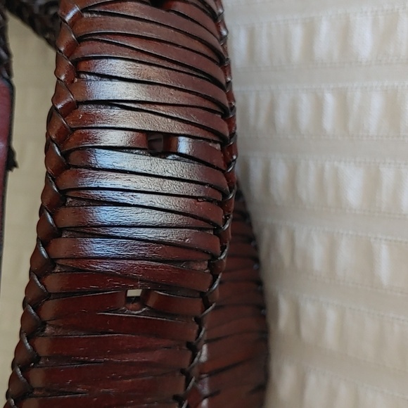 💚Men's Tommy Bahama Genuine Woven Leather Belt - Picture 3 of 6